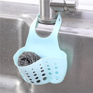 Adjustable Snap Sink Soap Sponge Holder