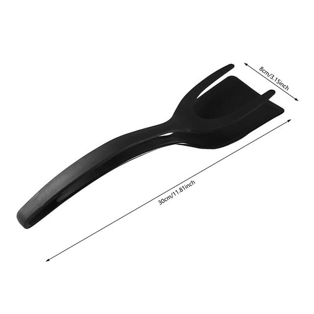 2 In 1 Nylon Grip Flip Pliers Egg Spatula