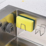 Kitchen Stainless Steel Sink Shelf Sponges Holders