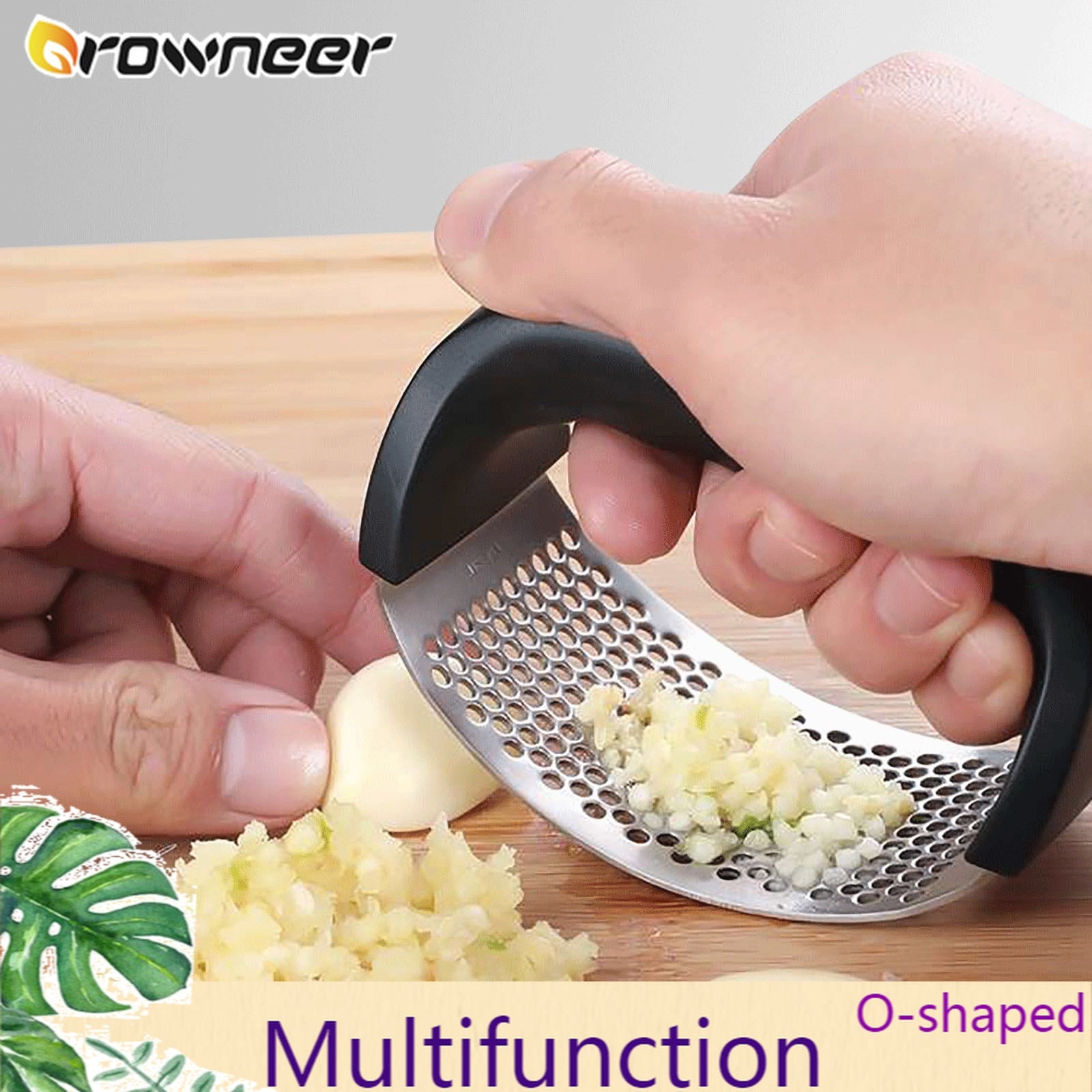 Multi-function Garlic Ginger Press Hand