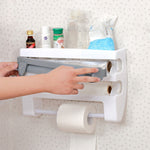 Mutifunction Paper Holder Sauce Bottle Rack