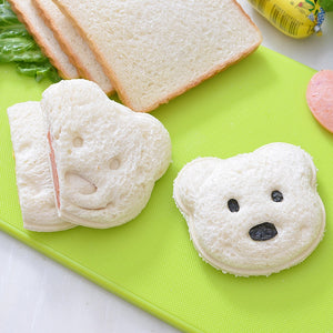 Teddy Bear Sandwich Mold Toast Bread Making Cutter